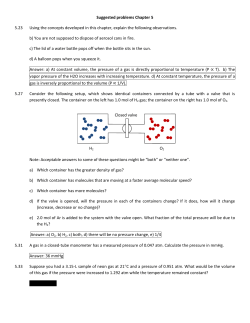 Suggested problems Chapter 5 5.23 Using the concepts developed