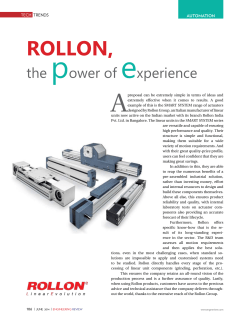 attachment - Rollon, Linear Evolution