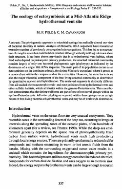 The ecology of ectosymbiosis at a Mid-Atlantic Ridge