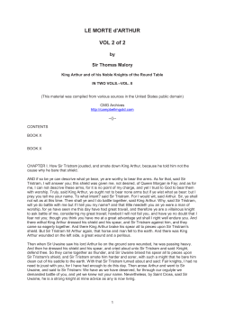 Le Morte Arthur - Vol2 - Malory