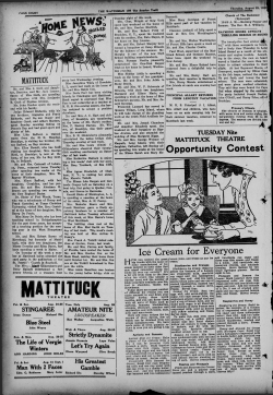 Opportunity Contest MATTITUCK