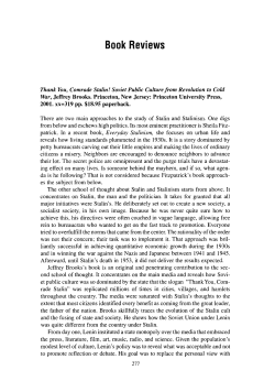 Book Reviews