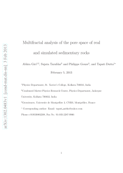 Multifractal analysis of the pore space of real and simulated
