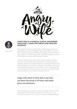 Angry wife wants to show that a real man can brave the storm at all