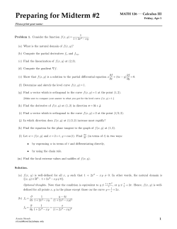 Preparing for Midterm #2