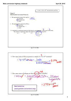 Mole conversion highway.notebook