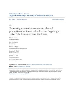 Estimating accumulation rates and physical properties of sediment