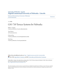 G85-750 Terrace Systems for Nebraska