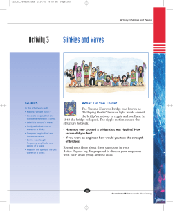 Activity 3 Slinkies and Waves