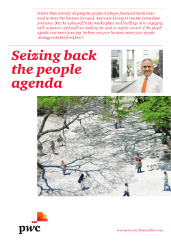 PwC | Seizing back the people agenda