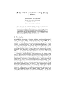 Precise Fixpoint Computation Through Strategy Iteration