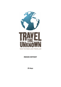 indian odyssey - Travel The Unknown