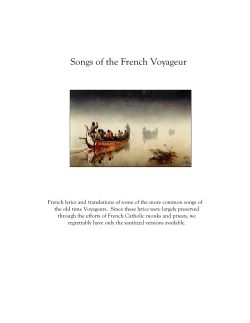 Voyageur Song Lyrics