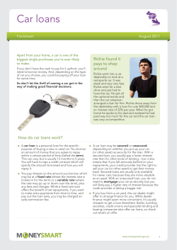Car loans - United Financial Services