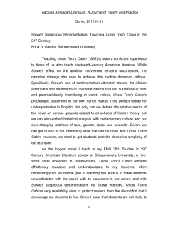 Teaching American Literature: A Journal of Theory and