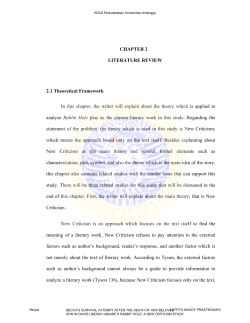 CHAPTER 2 LITERATURE REVIEW 2.1 Theoretical Framework In