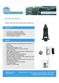 TEK 687 Tank Sensor