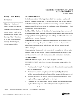 scale drawing lesson - The Undersea Adventures of Capt`n Eli