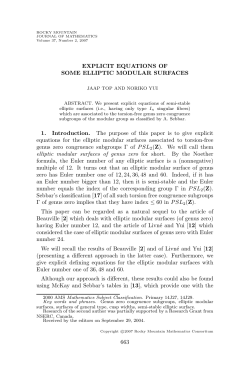 Explicit equations of some elliptic modular surfaces