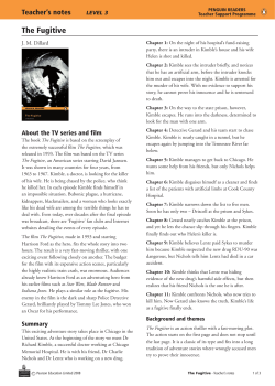 The Fugitive - Penguin Readers