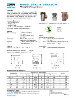Spec Sheet - American Backflow Products