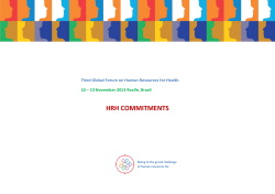 hrh commitments - World Health Organization