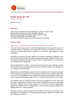 Inside Spain Nr 139 - Real Instituto Elcano