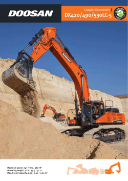 DX420/490/530LC-5 - Doosan Equipment