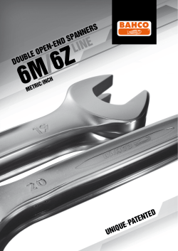 ERIKS - Bahco 6MZ double open end spanners