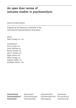 Second Edition - International Psychoanalytical Association