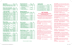 our 2016 Mail Order Brochure