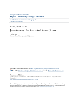 Jane Austen`s Heroines--And Some Others