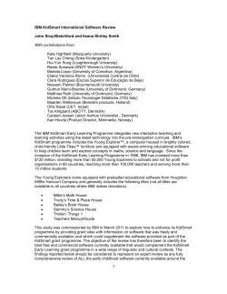 1 IBM KidSmart International Software Review John Siraj