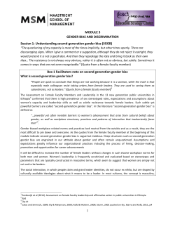 third module - Maastricht School of Management