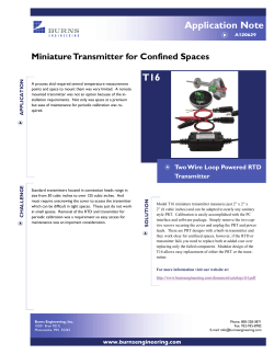 T16 Application Note