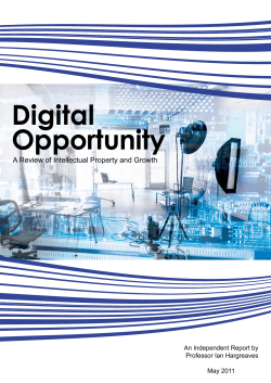 Digital Opportunity: A review of Intellectual Property and