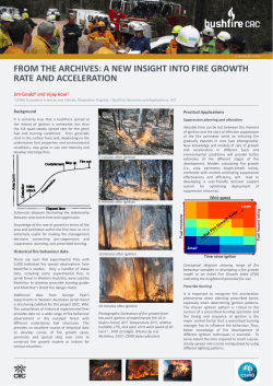 from the archives: a new insight into fire growth rate and acceleration