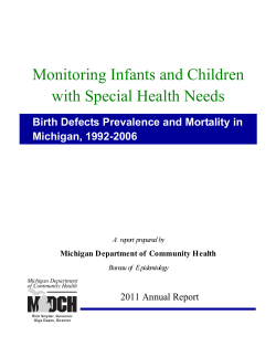 Birth Defects Annual Report 2011