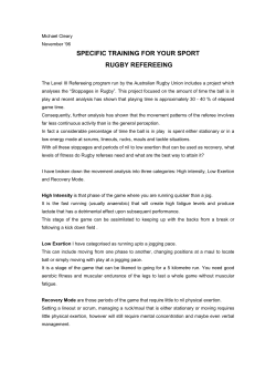 Specific training for your Sport