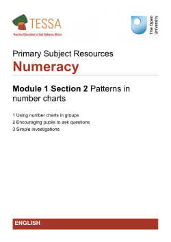 Section 2 : Patterns in number charts