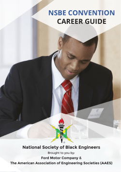 nsbe convention career guide - National Society of Black Engineers