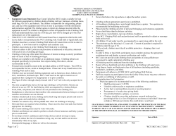 Climbing Wall Waiver and Policy Statement