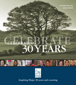 celebrating - Prologue, Inc
