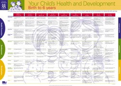 Your Child`s Health and Development: birth to 6 years