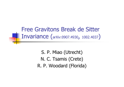 Free Gravitons Break de Sitter