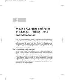 Moving Averages and Rates of Change