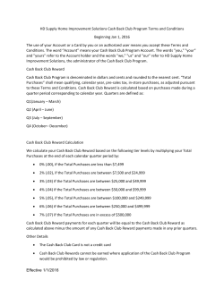 Terms and Conditions