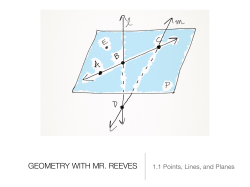 1.1 Points, Lines, and Planes