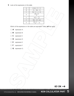 NoN-CalCUlator Part 5 Go oN