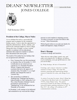 deans` newsletter